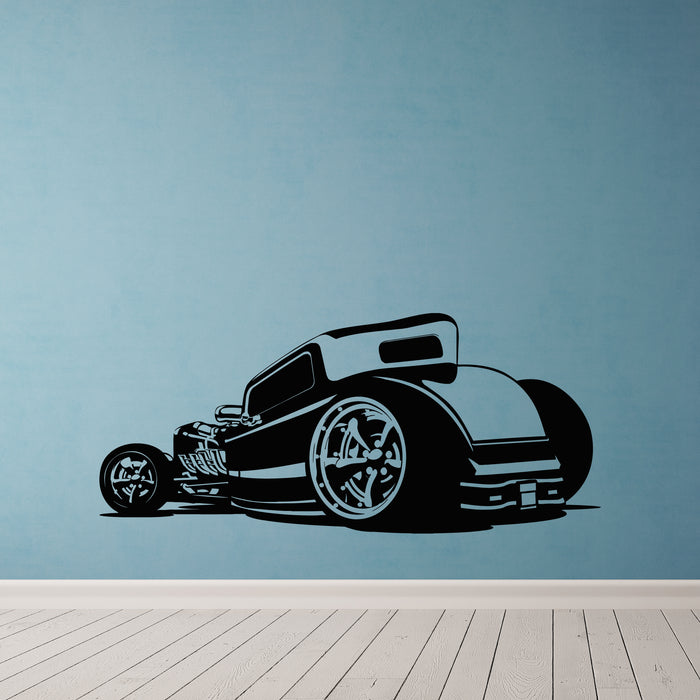 Vinyl Wall Decal Vintage Cool Car Sports Car Emblem Garage Decor Stickers Mural (g9885)