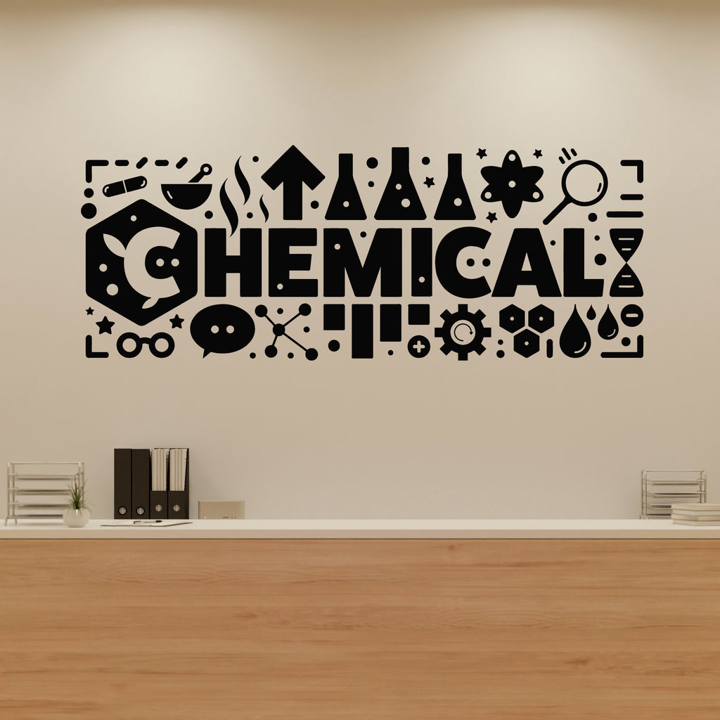 Custom Chemistry Wall Stickers And Decals Collection — Wallstickers4you
