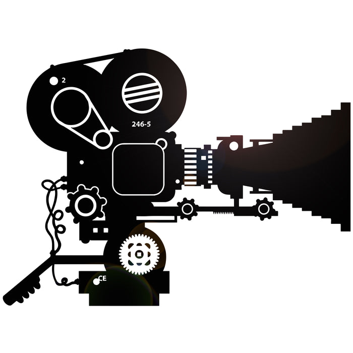 Vinyl Wall Decal Video Camera Operator Cinema Movie Stickers Unique Gift (867ig)