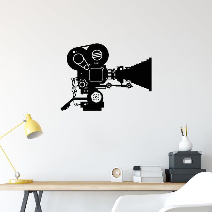 Vinyl Wall Decal Video Camera Operator Cinema Movie Stickers Unique Gift (867ig)