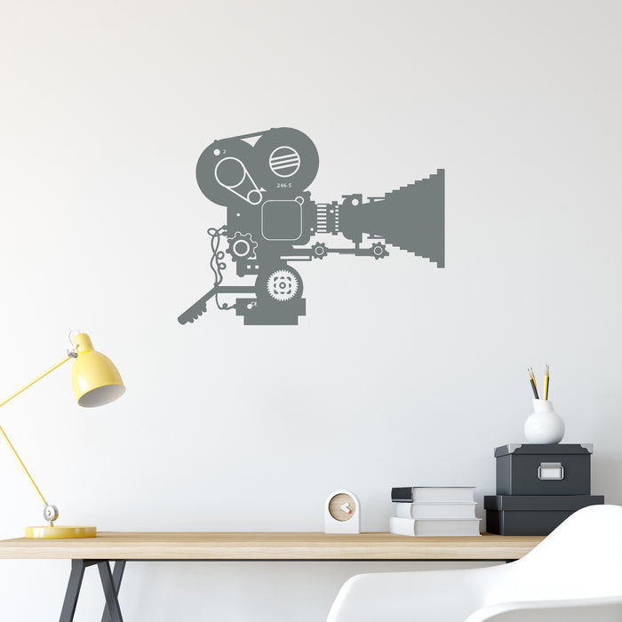 Vinyl Wall Decal Video Camera Operator Cinema Movie Stickers Unique Gift (867ig)