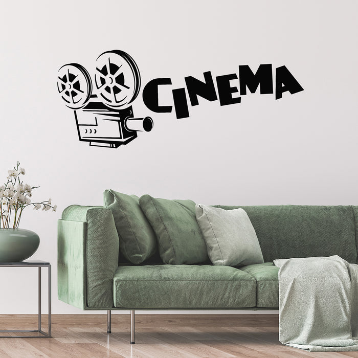 Vinyl Wall Decal Film Studio Camera Logo Movie House Decor Stickers Mural (g9402)