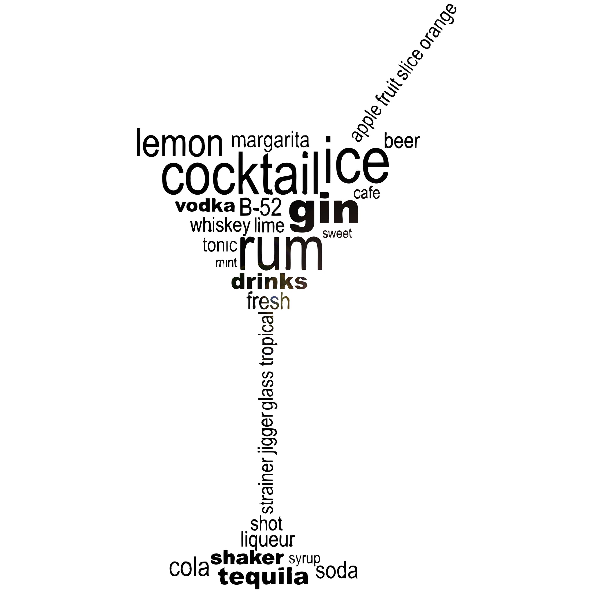 Custom Cocktail Wall Decals And Decals Collection — Wallstickers4you
