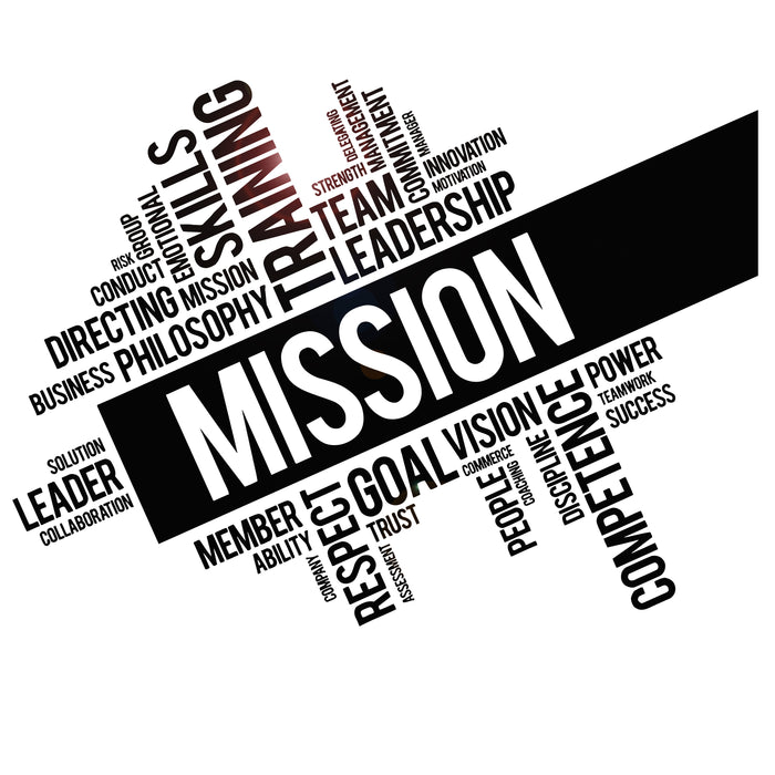 Vinyl Wall Decal Mission Company Team Leadership Office Words Stickers Mural Unique Gift (ig4982)