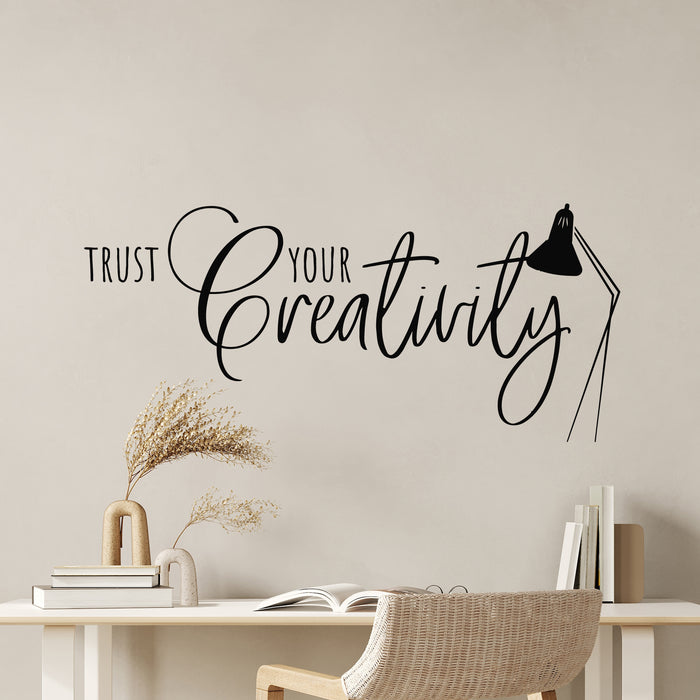 Виниловые наклейки на стену Креативность Нарисованные от руки надписи Фраза Офисный декор Наклейки Фреска (g8808)