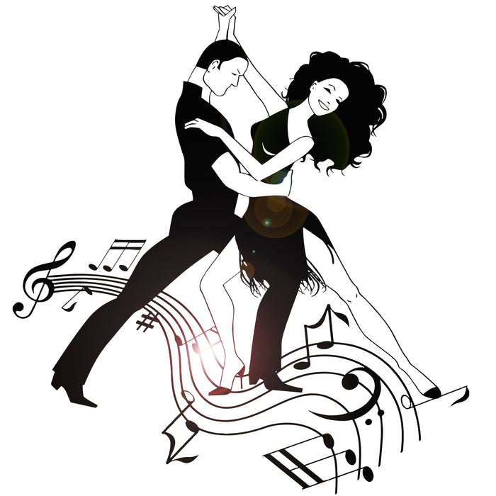 Vinyl Decal Dance Music Ballroom Tango Couple Wall Sticker Mural Unique Gift (ig2728)