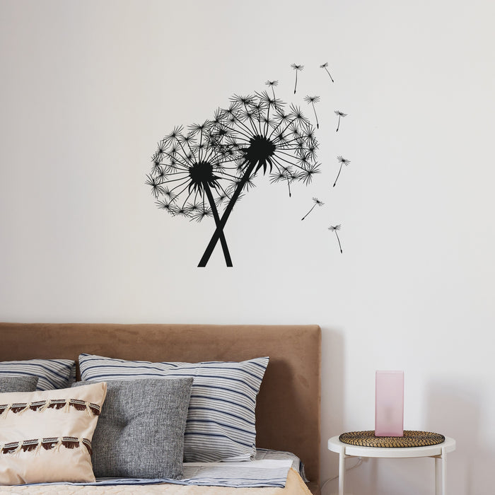 Vinyl Wall Decal Dandelion Florist Flower Shop Home Decor Stickers Unique Gift (ig3371)