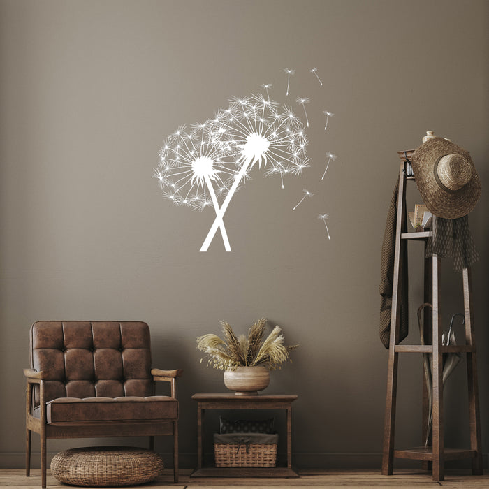 Vinyl Wall Decal Dandelion Florist Flower Shop Home Decor Stickers Unique Gift (ig3371)