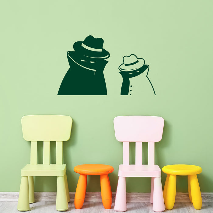 Vinyl Wall Decal Spy Secret Agent Intelligence Stickers Unique Gift (ig4084)