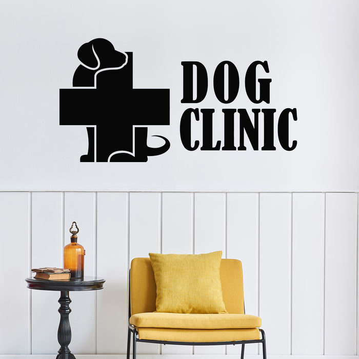 Vinyl Wall Decal Dog Care Logo Design Veterinary Medicine Pets Stickers Mural (g9022)