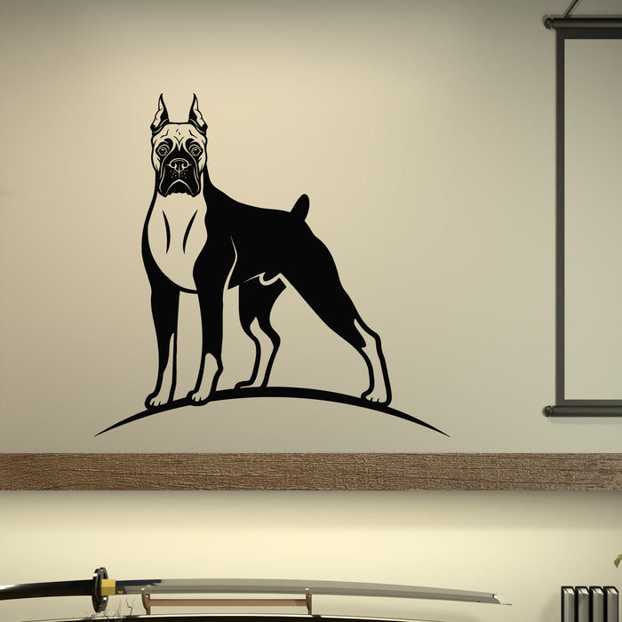 Vinyl Wall Decal American Terrier Dog Logo Pets Care Breed Of Dogs Stickers Mural (g9011)