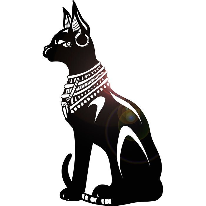 Vinyl Wall Decal Egyptian Cat Bastet Ancient Egypt Stickers Mural Unique Gift (ig4622)