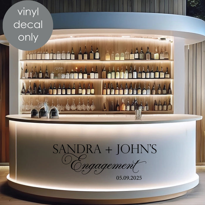 Персонализированная наклейка с именем «С днем ​​рождения» – индивидуальная виниловая наклейка для декора вечеринки, стола для торта и фонов w019