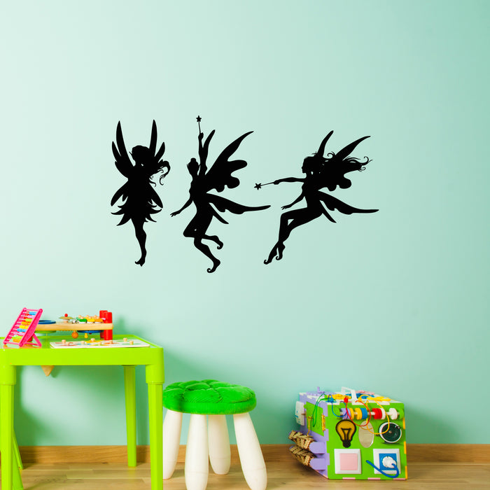 Vinyl Wall Decal Fairy Tale Fantasy Nursery Playroom Stickers Unique Gift (880ig)