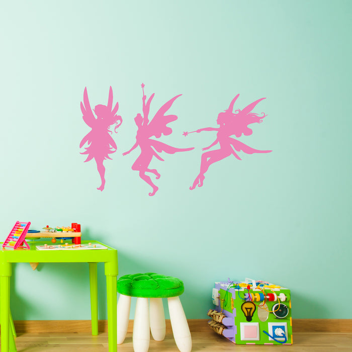 Vinyl Wall Decal Fairy Tale Fantasy Nursery Playroom Stickers Unique Gift (880ig)