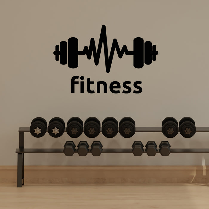 Vinyl Wall Decal Training Gym Workout Healthy Fitness Sport Stickers Mural (g9787)