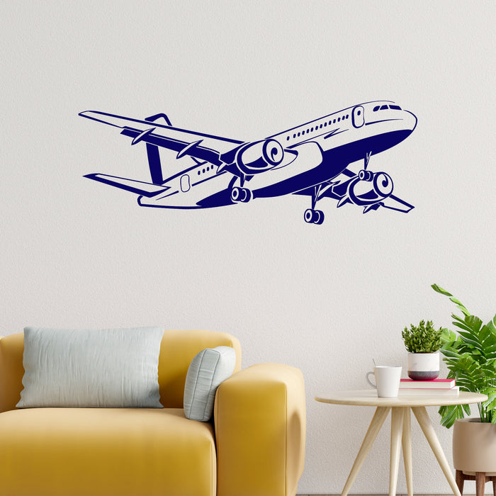 Vinyl Wall Decal Aircraft Airplane Aviation Art Decorating Stickers Mural Unique Gift (ig5015)