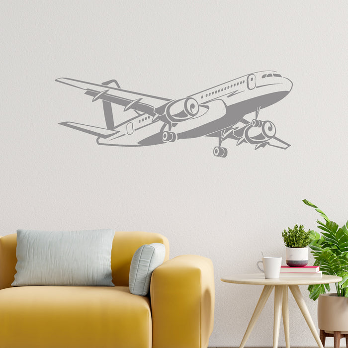 Vinyl Wall Decal Aircraft Airplane Aviation Art Decorating Stickers Mural Unique Gift (ig5015)