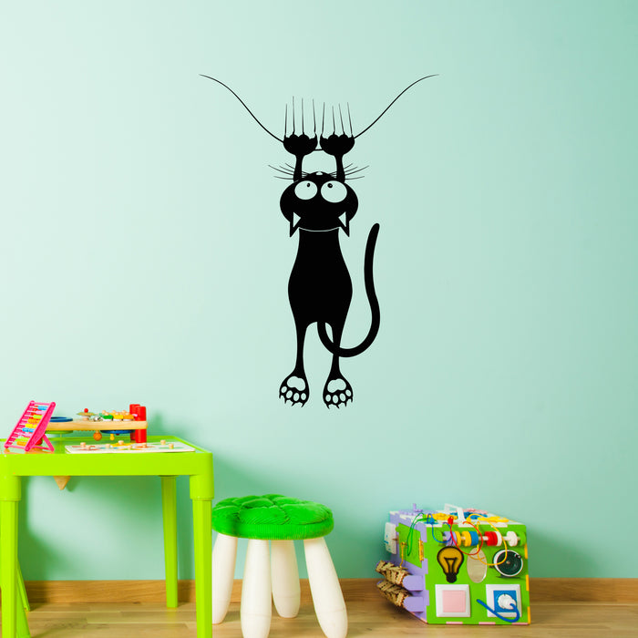 Vinyl Decal Wall Funny Cat Pet Shop Veterinary Clinic Decor Stickers Unique Gift (1137ig)