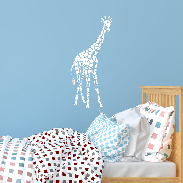 Vinyl Wall Decal Giraffe African Kids Room Zoo Children Decor Stickers Unique Gift (024ig)