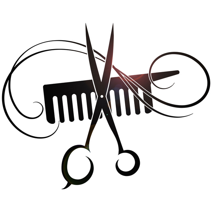 Vinyl Wall Decal Barber Beauty Salon Hairdresser Hair Stylist Stickers Unique Gift (993ig)