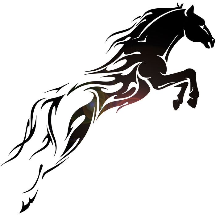 Vinyl Wall Decal Horse Mustang Horserace Garage Decor Stickers Unique Gift (308ig)