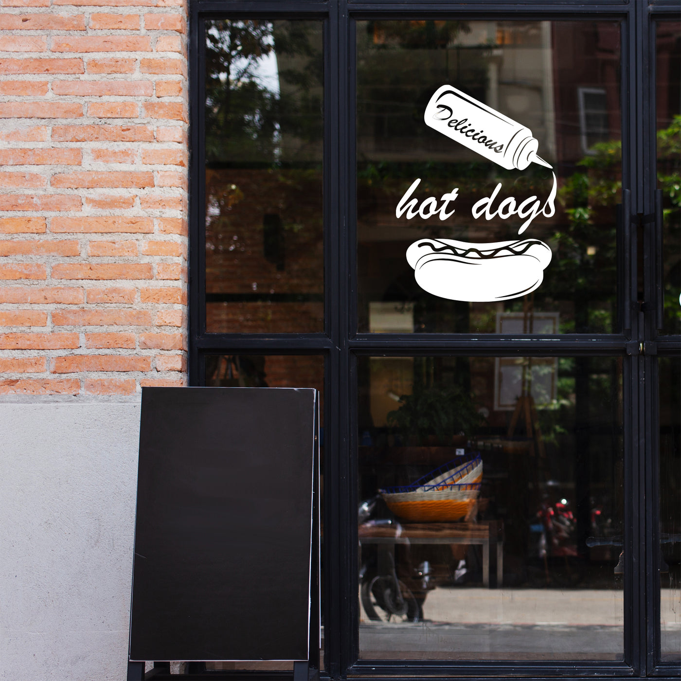 Food Decals Vinyl Wall Decal Hot Dog Food Truck Fast Food Cooking Stickers Unique ...