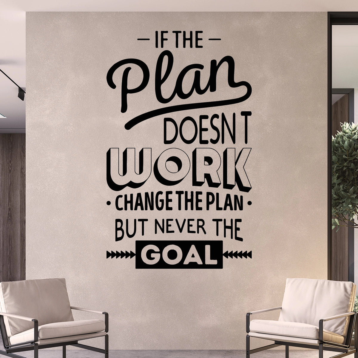 Vinyl Wall Decal Inspire Office Quote Motivation Sticker — Wallstickers4you