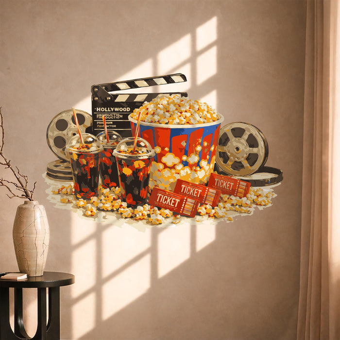 Colorful Wall Decal Pop Culture Cinema Movie Night z5438