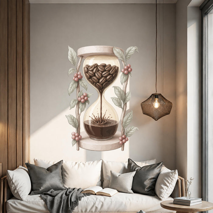 Modern Wall Art Cofee Corner Cozy Vinyl Mural z5646