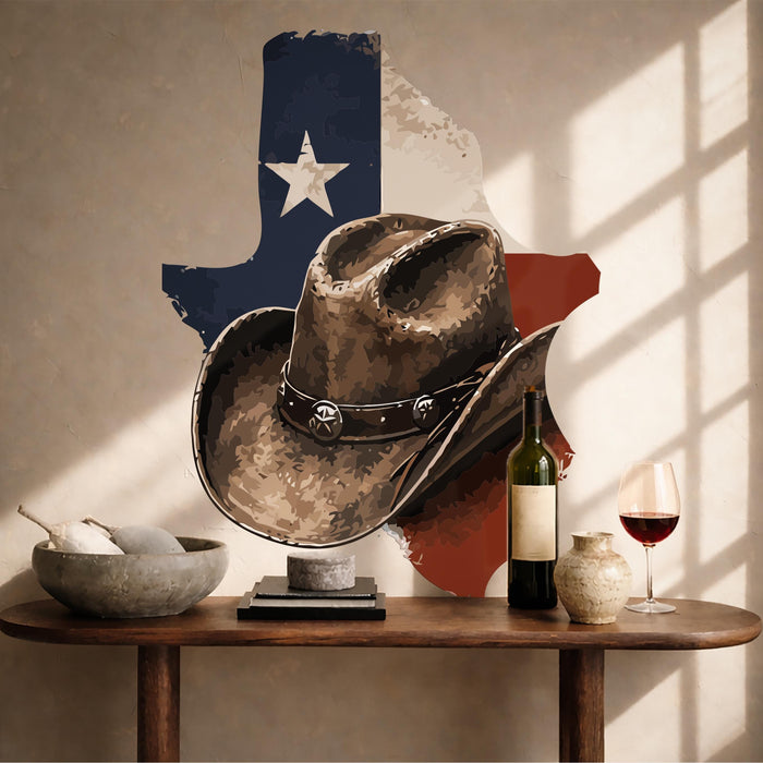 Colorful Rustic Lake House Texas Flag Decor z5619
