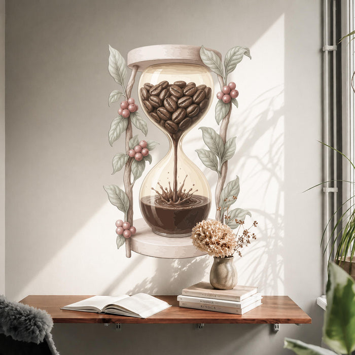 Modern Wall Art Cofee Corner Cozy Vinyl Mural z5646