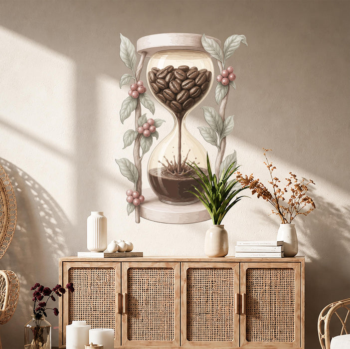 Modern Wall Art Cofee Corner Cozy Vinyl Mural z5646