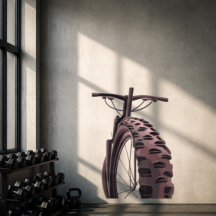 Colorful Gym And Sport  Wall Decal Mountain Bike z5690