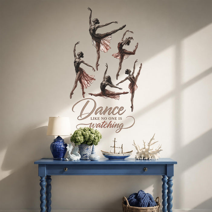 Colorful Dance Quote Dancing Wall Decal z5838