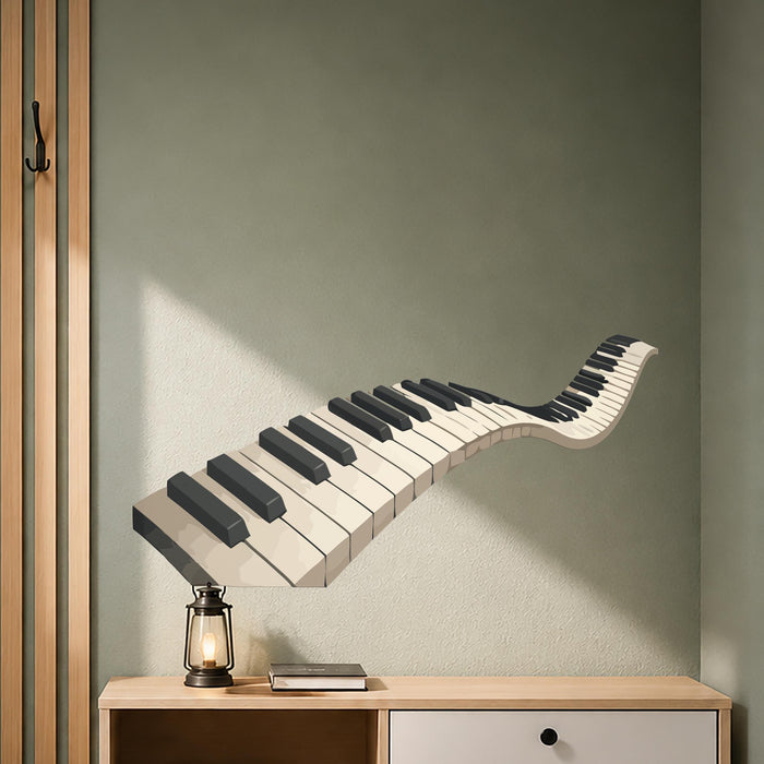 Colorful Music Quote Piano Vinyl Decor z5770