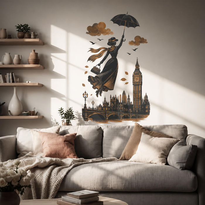 Colorful Mary Poppins Fairy Tale Decal z5821