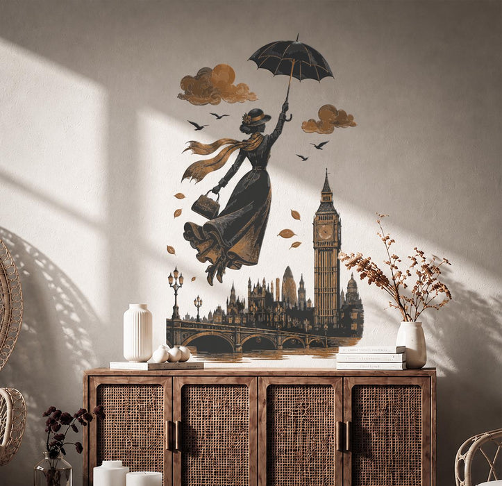 Colorful Mary Poppins Fairy Tale Decal z5821