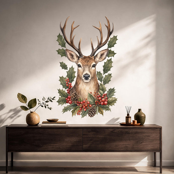 Scandinavian Deer Animal Natrure Wall Decal z5864