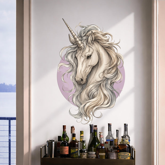 Colorful Unicorn Fantasy Fairy Tale Decal z5850
