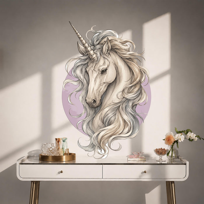 Colorful Unicorn Fantasy Fairy Tale Decal z5850