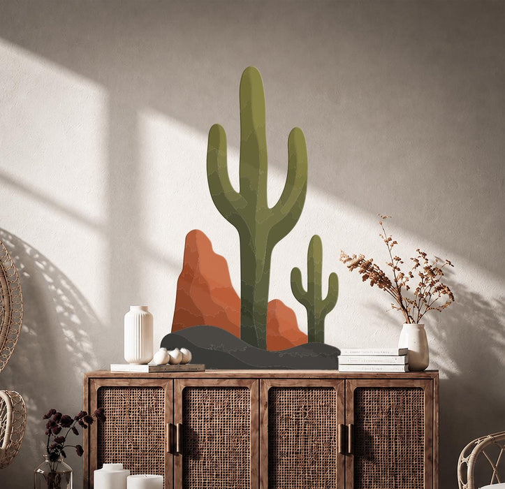 Colorful Cactus Desert Wall Decal z5860