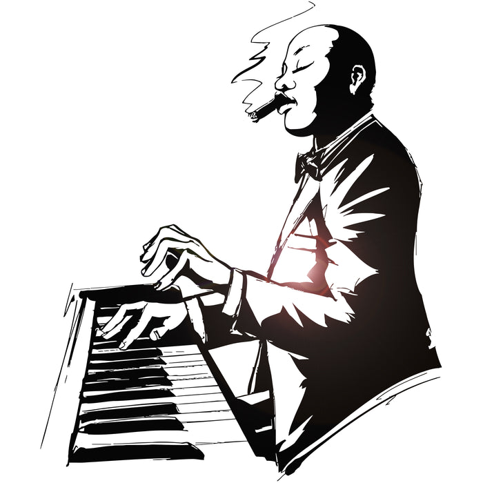 Wall Vinyl Decal Jazz Singer Music Musical Art Mural Stickers Unique Gift (ig3134)