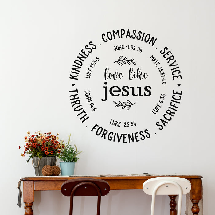 Vinyl Wall Decal Jesus Our Hope in the Night Christian Religion Stickers Mural (g9676)