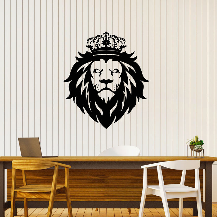 Vinyl Wall Decal Lion King African Animals Head Majestic Stickers Mural (g8529)