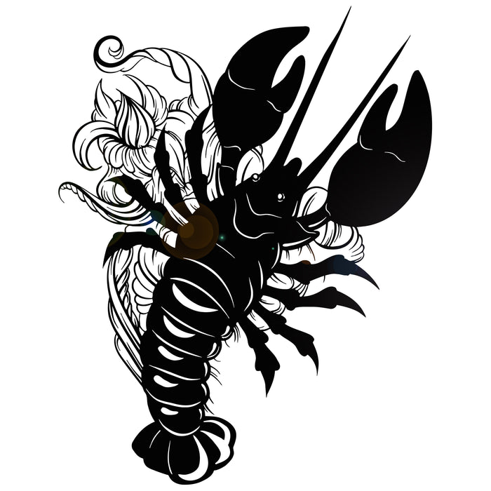 Vinyl Wall Decal Lobster Sea Animal Art Decor For Restaurant Stickers Unique Gift (1227ig)