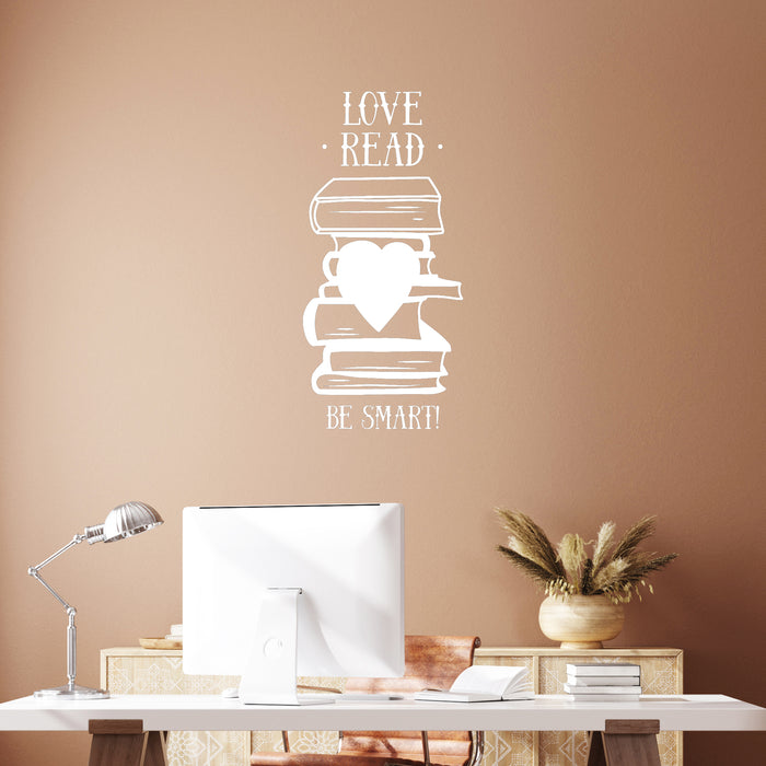 Vinyl Wall Decal Books Quote Library Book Shop Reading Room Stickers Unique Gift (ig4932)