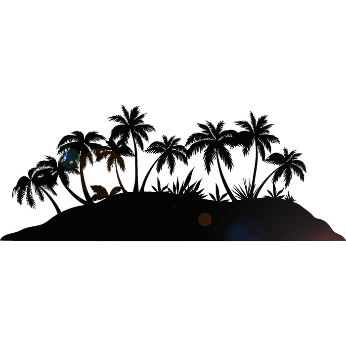 Vinyl Wall Decal Palms Island Tropical Trees House Idea Stickers Unique Gift (ig4454)