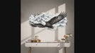 Soaring eagle and snowy mountain wall decal video