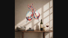 Colorful Clinking Wine Glasses Splash Vinyl Wall Decal interior video